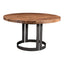 BENT ROUND DINING TABLE 54" SMOKED