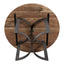 BENT ROUND DINING TABLE 54" SMOKED