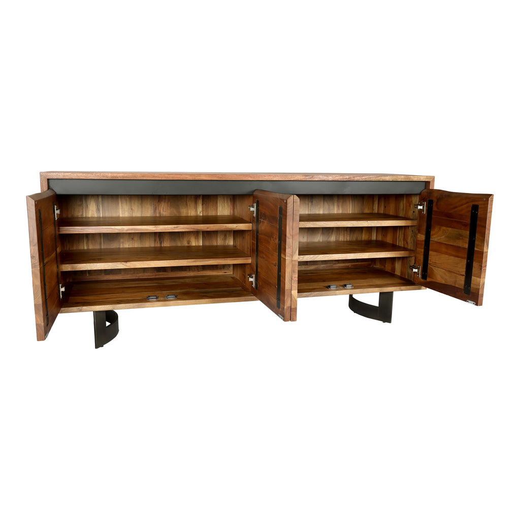 BENT 4 DOOR SIDEBOARD