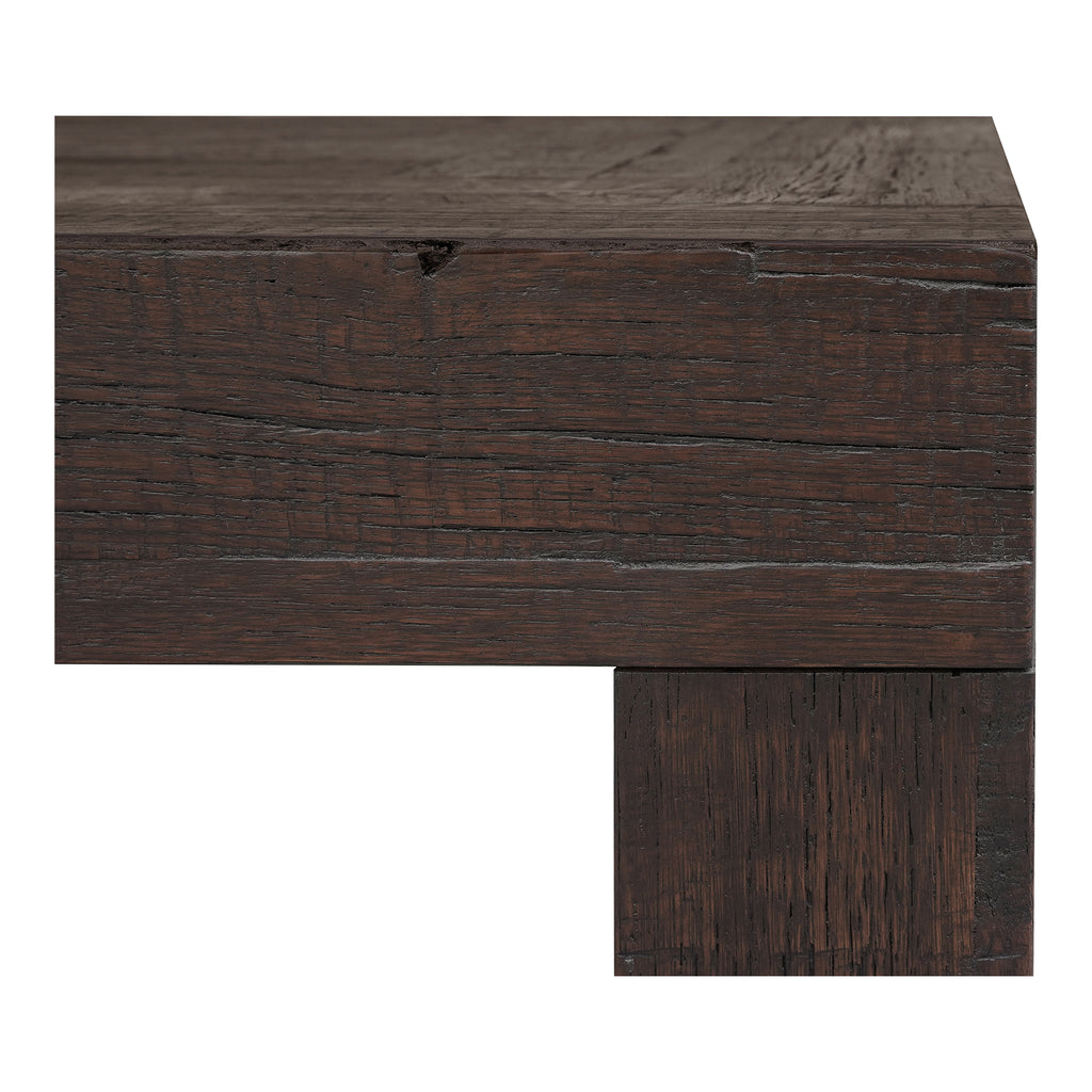 EVANDER COFFEE TABLE RUSTIC BROWN