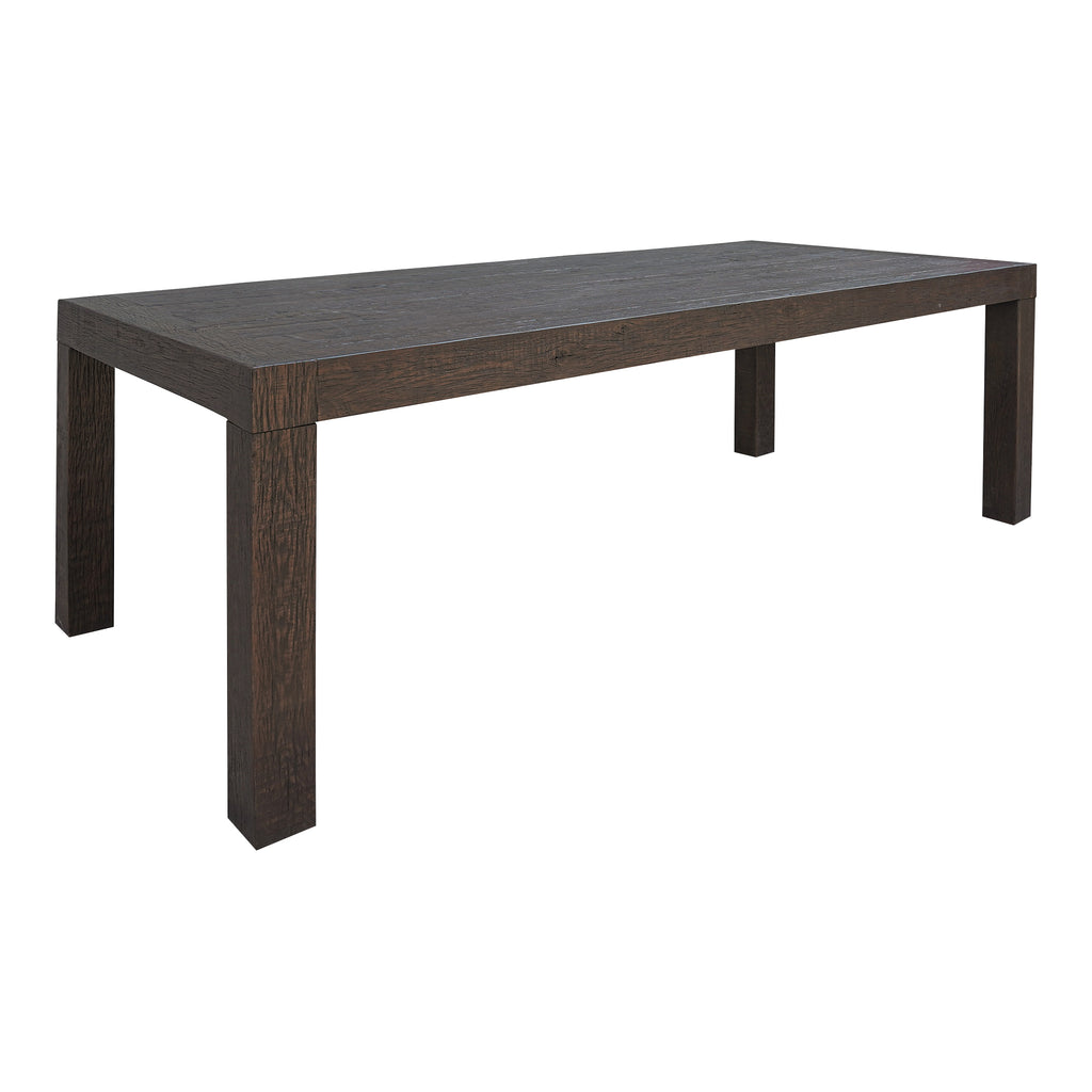 EVANDER DINING TABLE RUSTIC BROWN