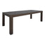 EVANDER DINING TABLE RUSTIC BROWN