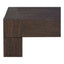 EVANDER DINING TABLE RUSTIC BROWN