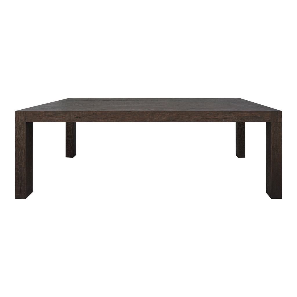 EVANDER DINING TABLE RUSTIC BROWN