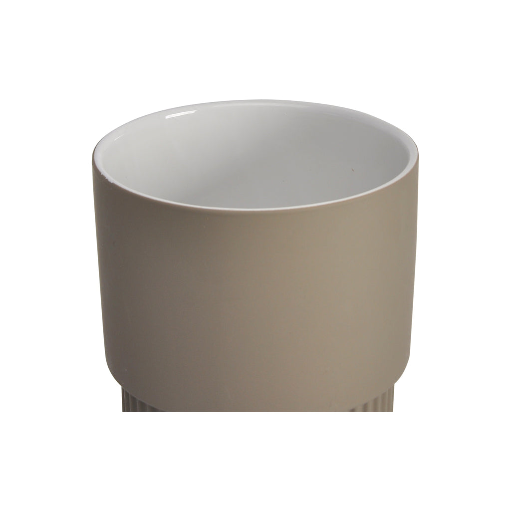 ZOO PLANTER 7IN GREY