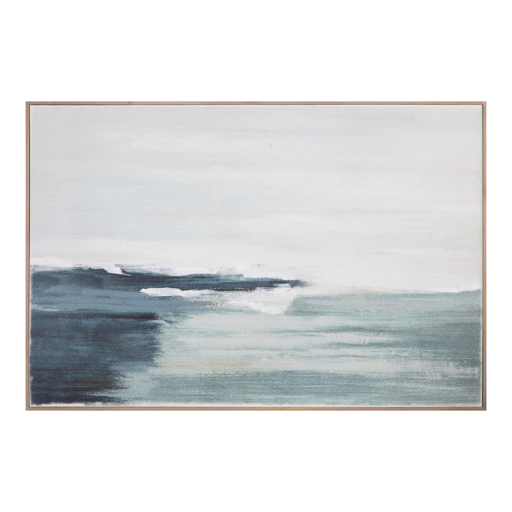 SHORELINE FRAMED PAINTING