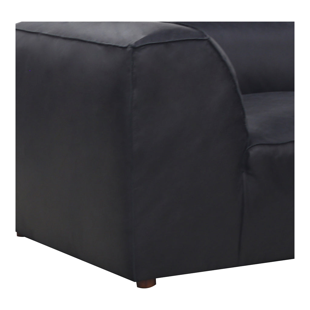 FORM CORNER CHAIR VANTAGE BLACK LEATHER