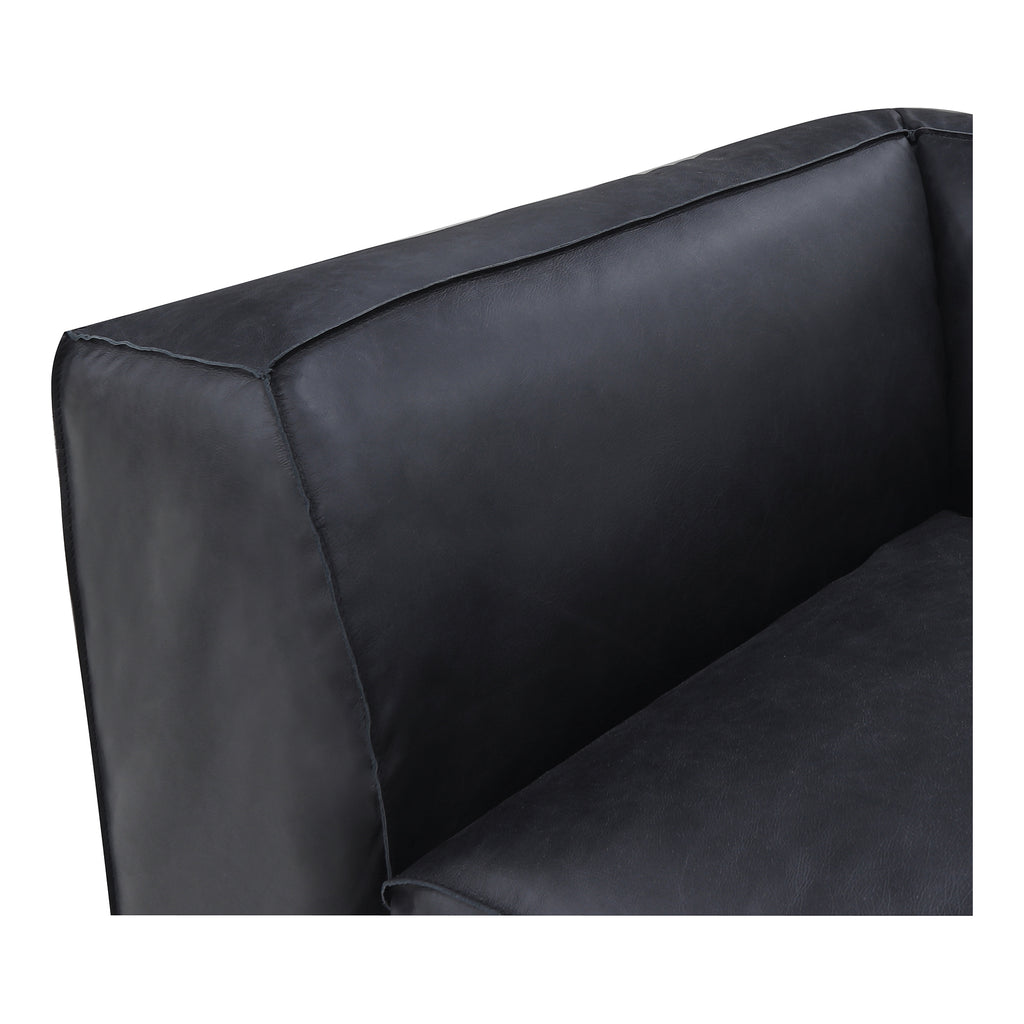 FORM CORNER CHAIR VANTAGE BLACK LEATHER