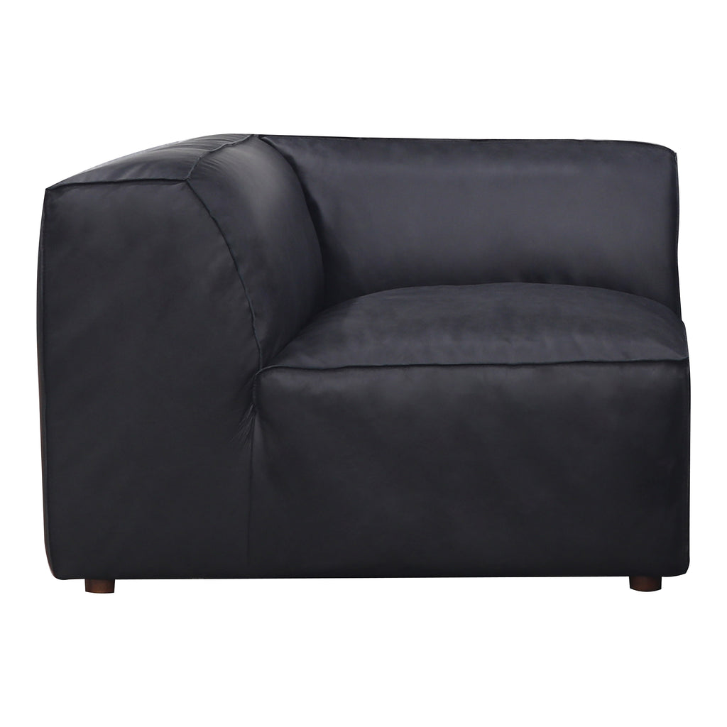 FORM CORNER CHAIR VANTAGE BLACK LEATHER