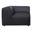 FORM CORNER CHAIR VANTAGE BLACK LEATHER