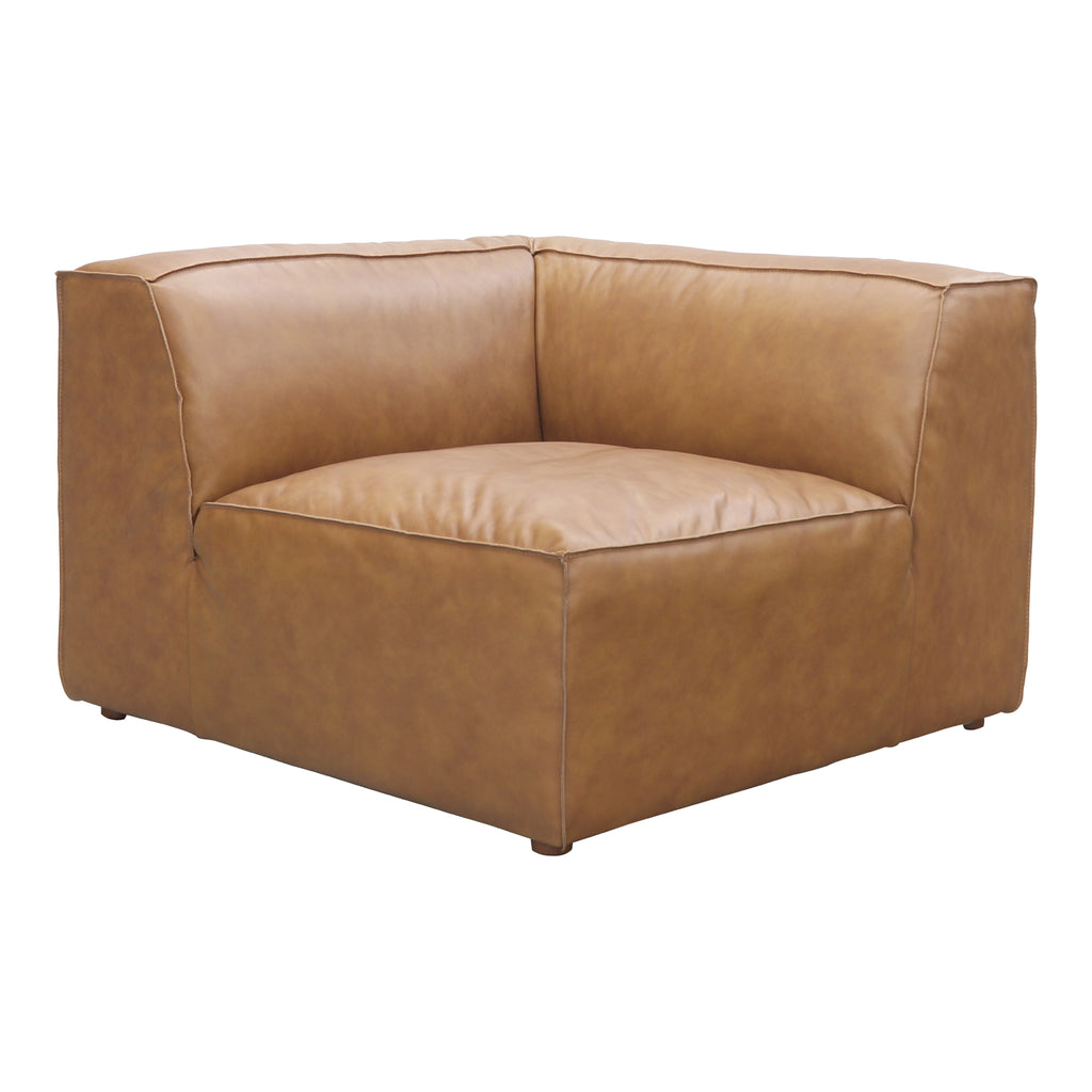 FORM CORNER CHAIR SONORAN TAN LEATHER