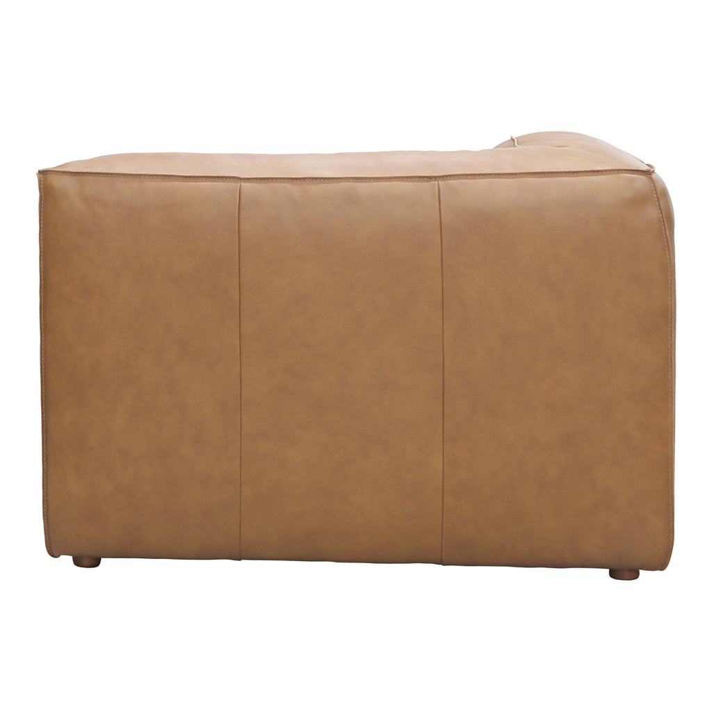 FORM CORNER CHAIR SONORAN TAN LEATHER