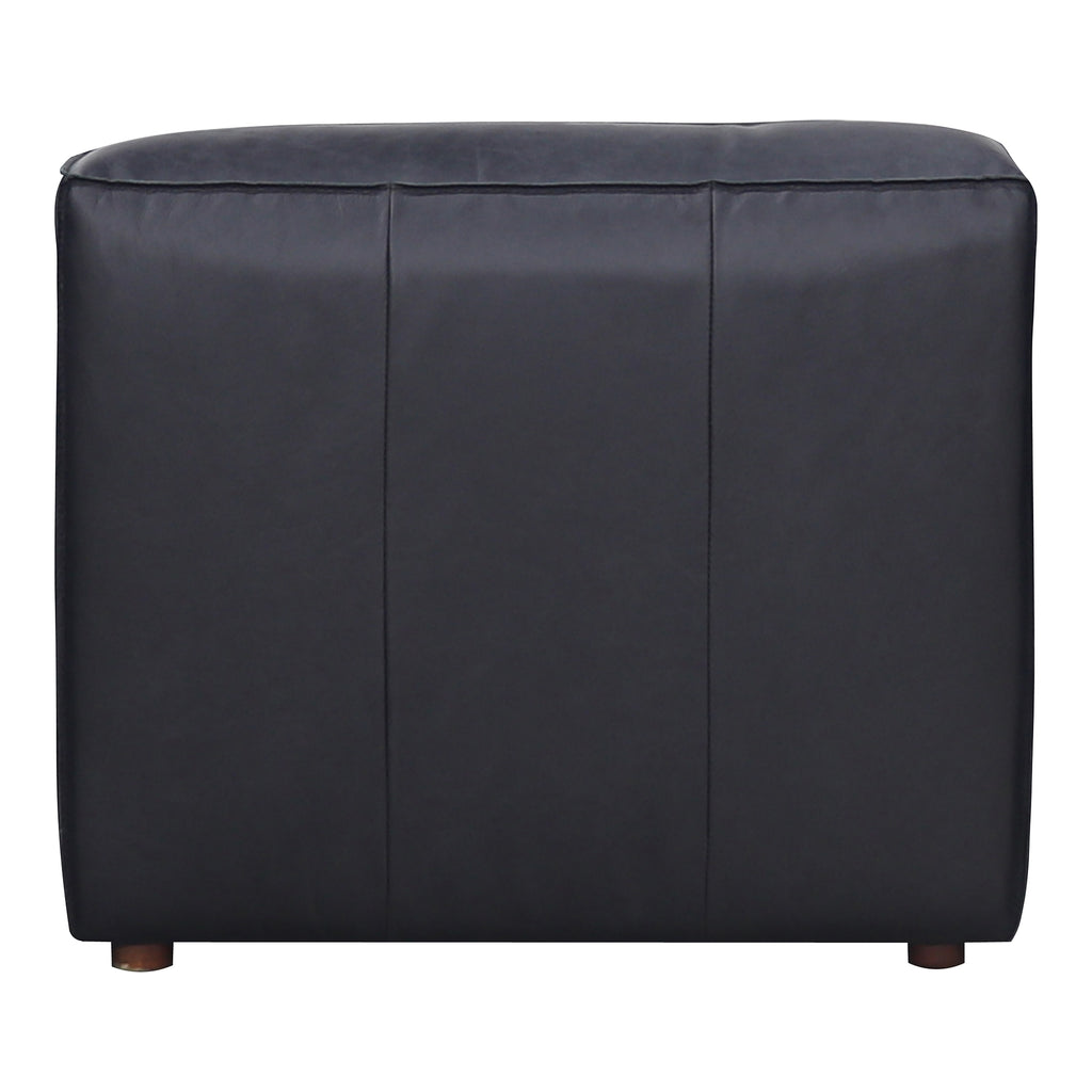 FORM SLIPPER CHAIR VANTAGE BLACK LEATHER