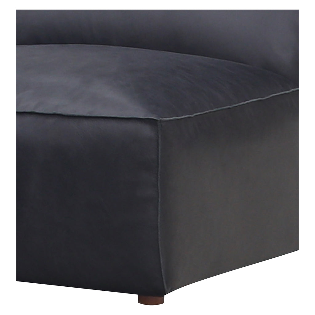 FORM SLIPPER CHAIR VANTAGE BLACK LEATHER