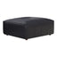 FORM OTTOMAN VANTAGE BLACK LEATHER