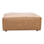 FORM OTTOMAN SONORAN TAN LEATHER