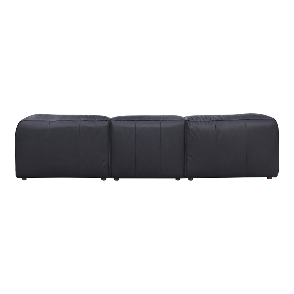 FORM LOUNGE MODULAR SECTIONAL VANTAGE BLACK LEATHER