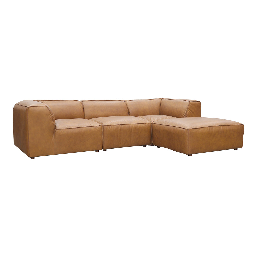 FORM LOUNGE MODULAR SECTIONAL SONORAN TAN LEATHER