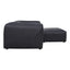 FORM NOOK MODULAR SECTIONAL VANTAGE BLACK LEATHER