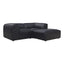 FORM NOOK MODULAR SECTIONAL VANTAGE BLACK LEATHER