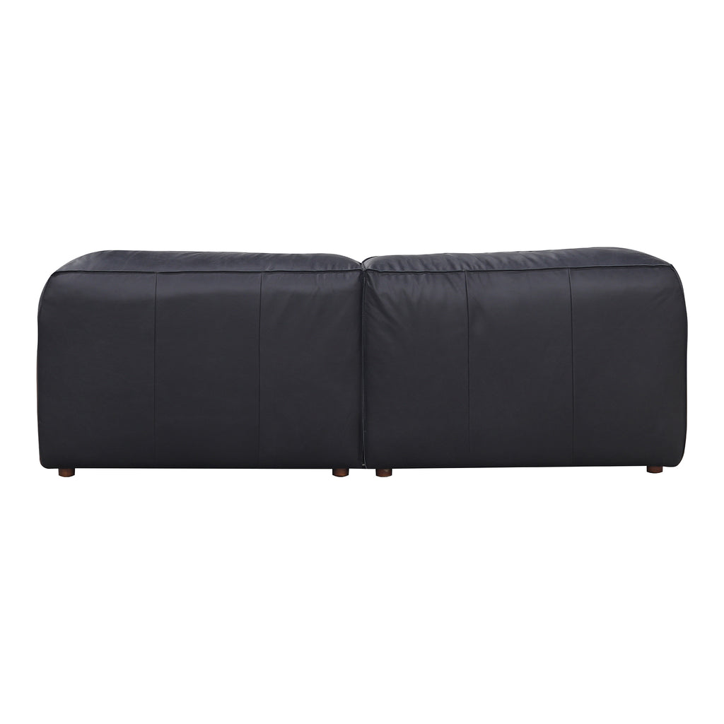 FORM NOOK MODULAR SECTIONAL VANTAGE BLACK LEATHER