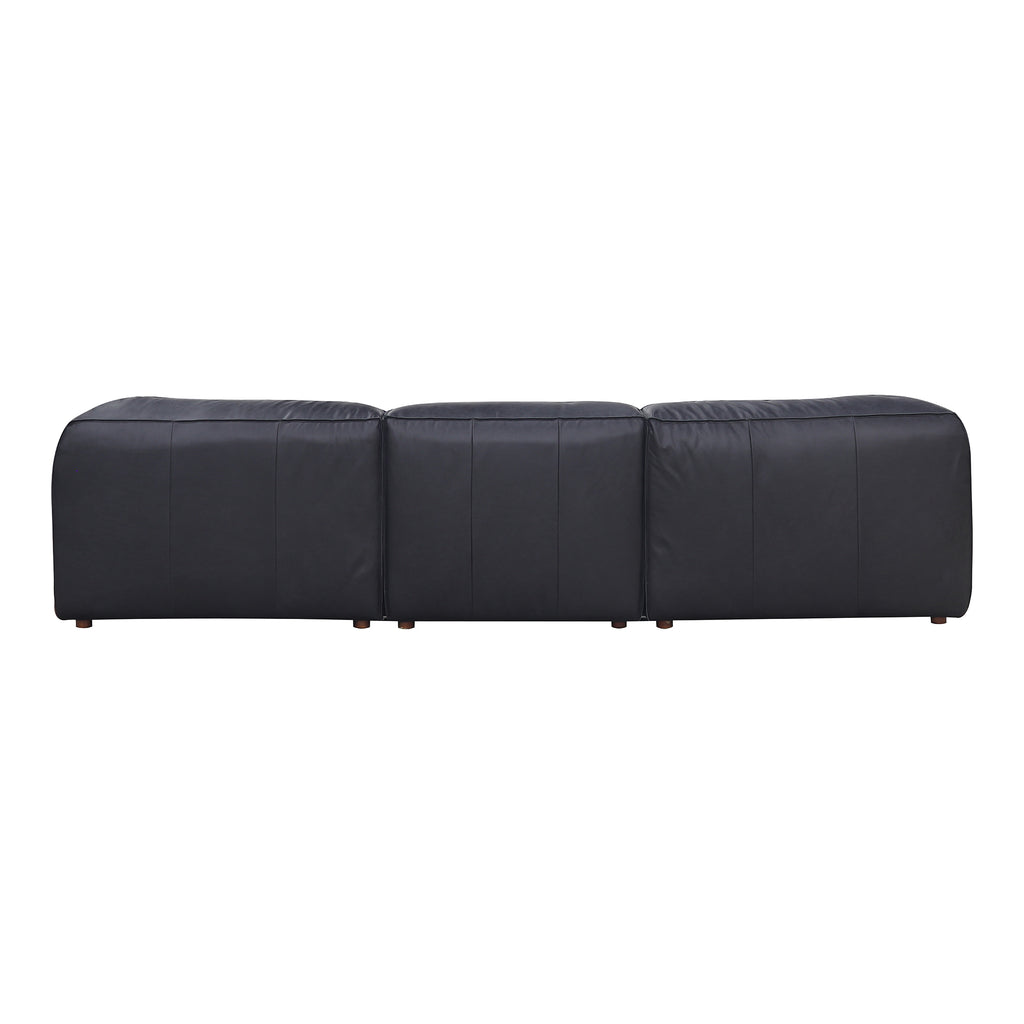 FORM CLASSIC L MODULAR SECTIONAL VANTAGE BLACK LEATHER