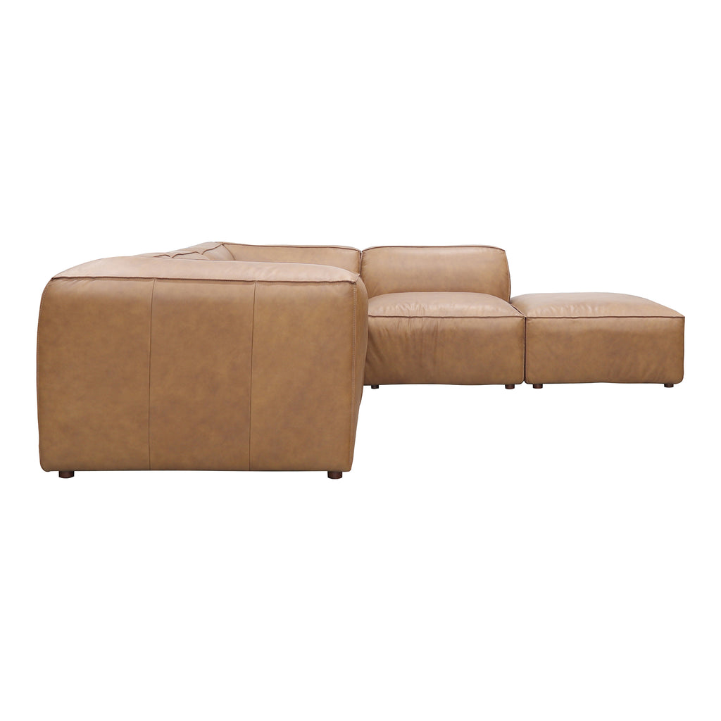 FORM CLASSIC L MODULAR SECTIONAL SONORAN TAN LEATHER