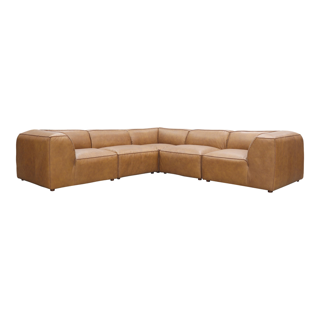 FORM DREAM MODULAR SECTIONAL SONORAN TAN LEATHER