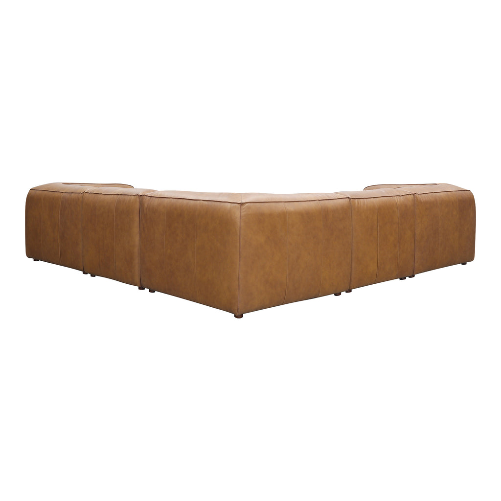 FORM DREAM MODULAR SECTIONAL SONORAN TAN LEATHER