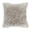 CASHMERE FUR PILLOW LIGHT GREY