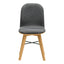 NAPOLI DINING CHAIR GREY-M2