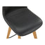 NAPOLI LEATHER COUNTER STOOL BLACK