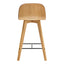 NAPOLI LEATHER COUNTER STOOL TAN