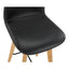 NAPOLI LEATHER BARSTOOL BLACK