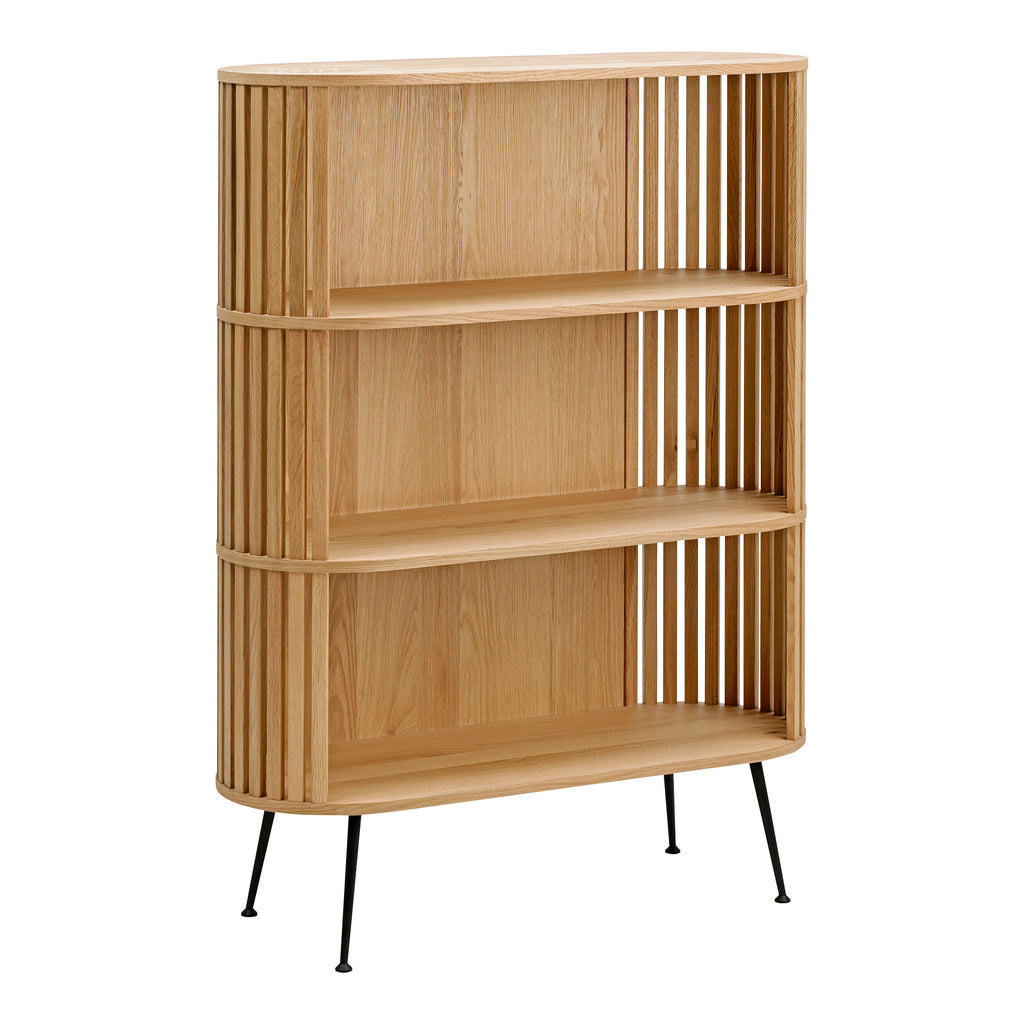 HENRICH OAK BOOKSHELF WHITE OIL