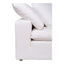 CLAY CORNER CHAIR PERFORMANCE FABRIC WHITE