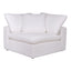 CLAY CORNER CHAIR PERFORMANCE FABRIC WHITE