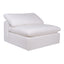 CLAY SLIPPER CHAIR PERFORMANCE FABRIC WHITE