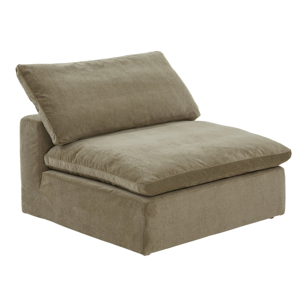 CLAY SLIPPER CHAIR PERFORMANCE FABRIC DESERT SAGE