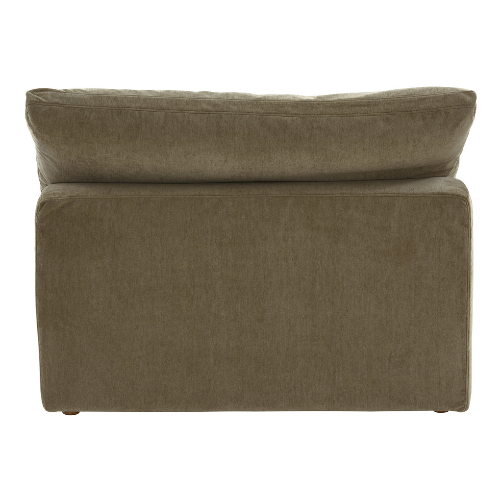 CLAY SLIPPER CHAIR PERFORMANCE FABRIC DESERT SAGE