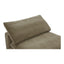 CLAY SLIPPER CHAIR PERFORMANCE FABRIC DESERT SAGE