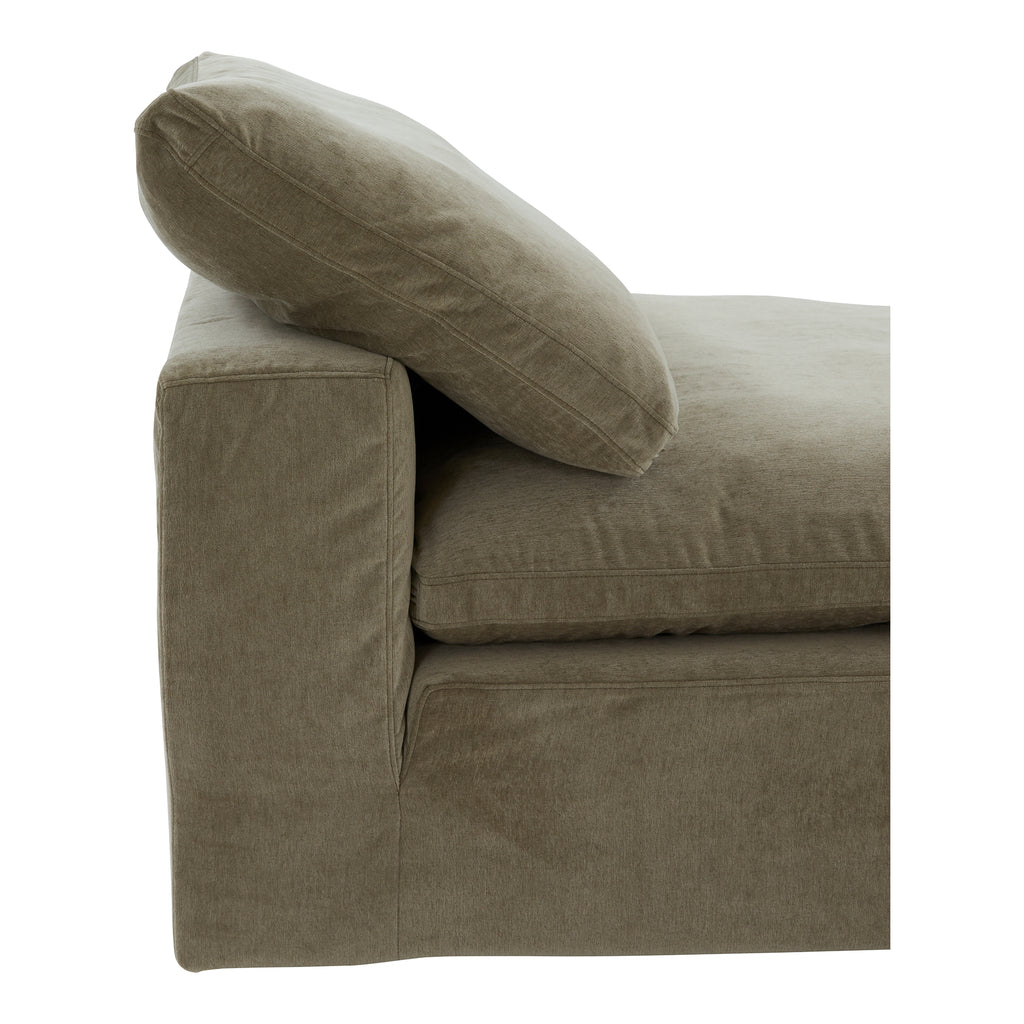 CLAY SLIPPER CHAIR PERFORMANCE FABRIC DESERT SAGE