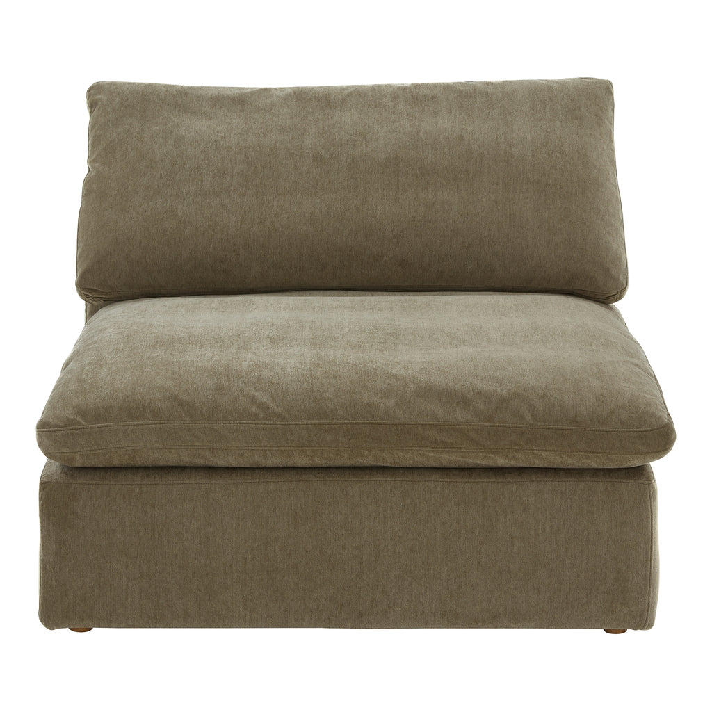 CLAY SLIPPER CHAIR PERFORMANCE FABRIC DESERT SAGE