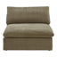 CLAY SLIPPER CHAIR PERFORMANCE FABRIC DESERT SAGE