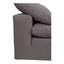 CLAY SLIPPER CHAIR PERFORMANCE FABRIC LIGHT GREY