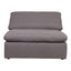 CLAY SLIPPER CHAIR PERFORMANCE FABRIC LIGHT GREY