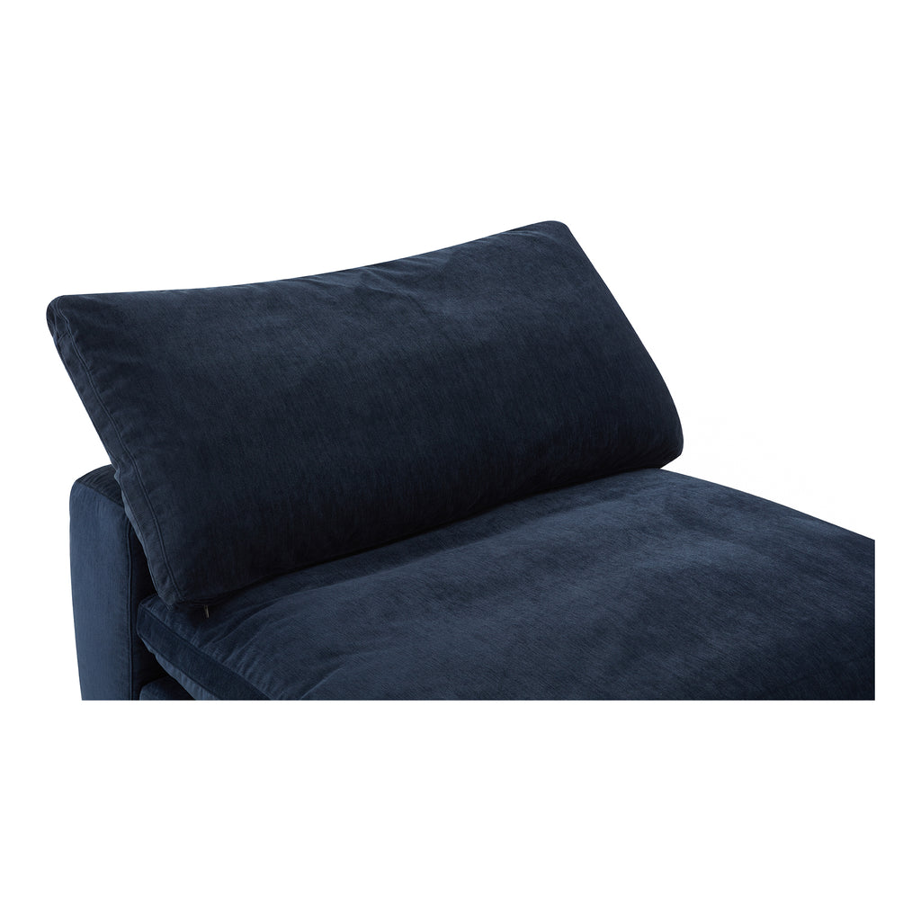 CLAY SLIPPER CHAIR PERFORMANCE FABRIC NOCTURNAL SKY