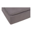 CLAY OTTOMAN PERFORMANCE FABRIC LIGHT GREY