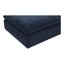 CLAY OTTOMAN PERFORMANCE FABRIC NOCTURNAL SKY