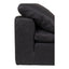 CLAY CORNER CHAIR NUBUCK LEATHER BLACK